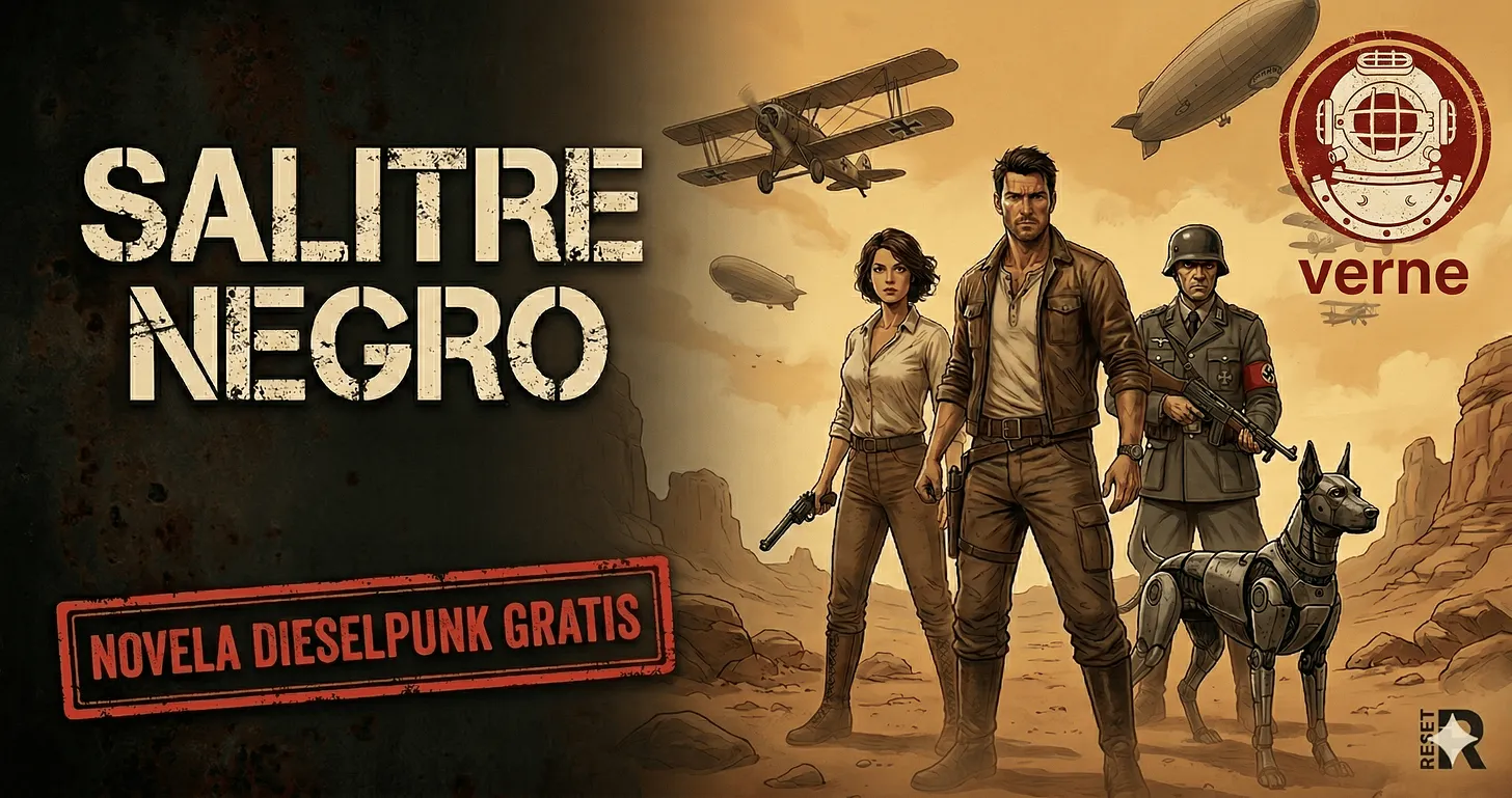 Portada de la saga Salitre Negro
